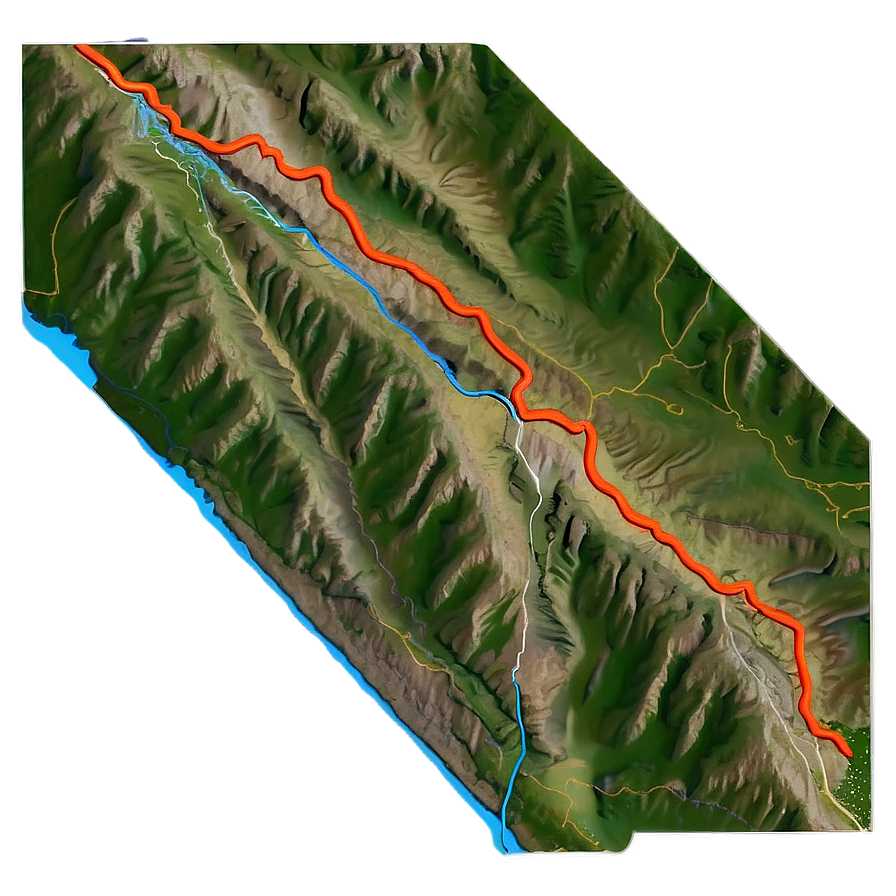 Grand Canyon Hiking Trail Map Png Eqt30