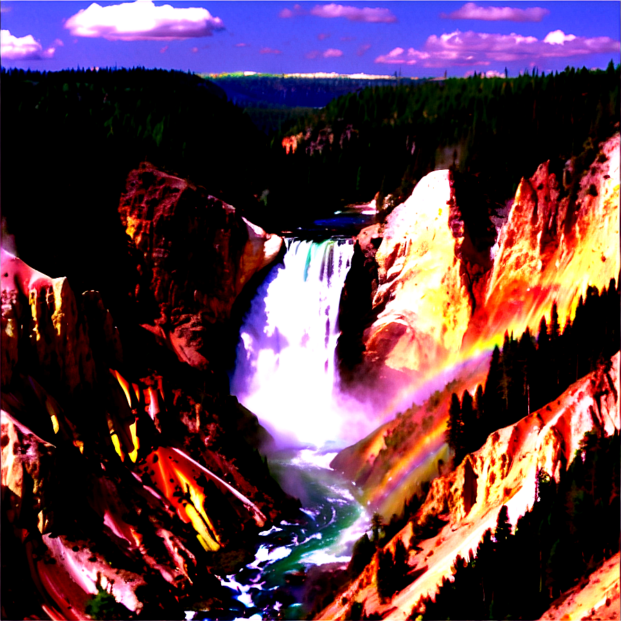 Grand Canyon Of The Yellowstone Png 06112024