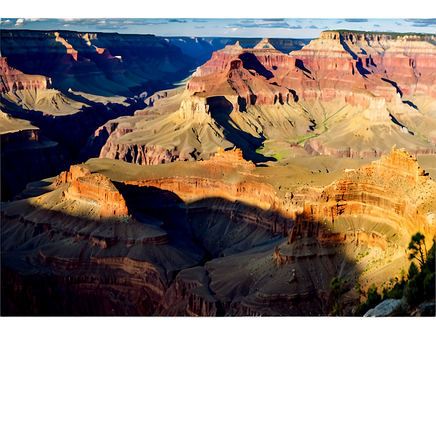 Grand Canyon Panoramic Cliffside View Png 56