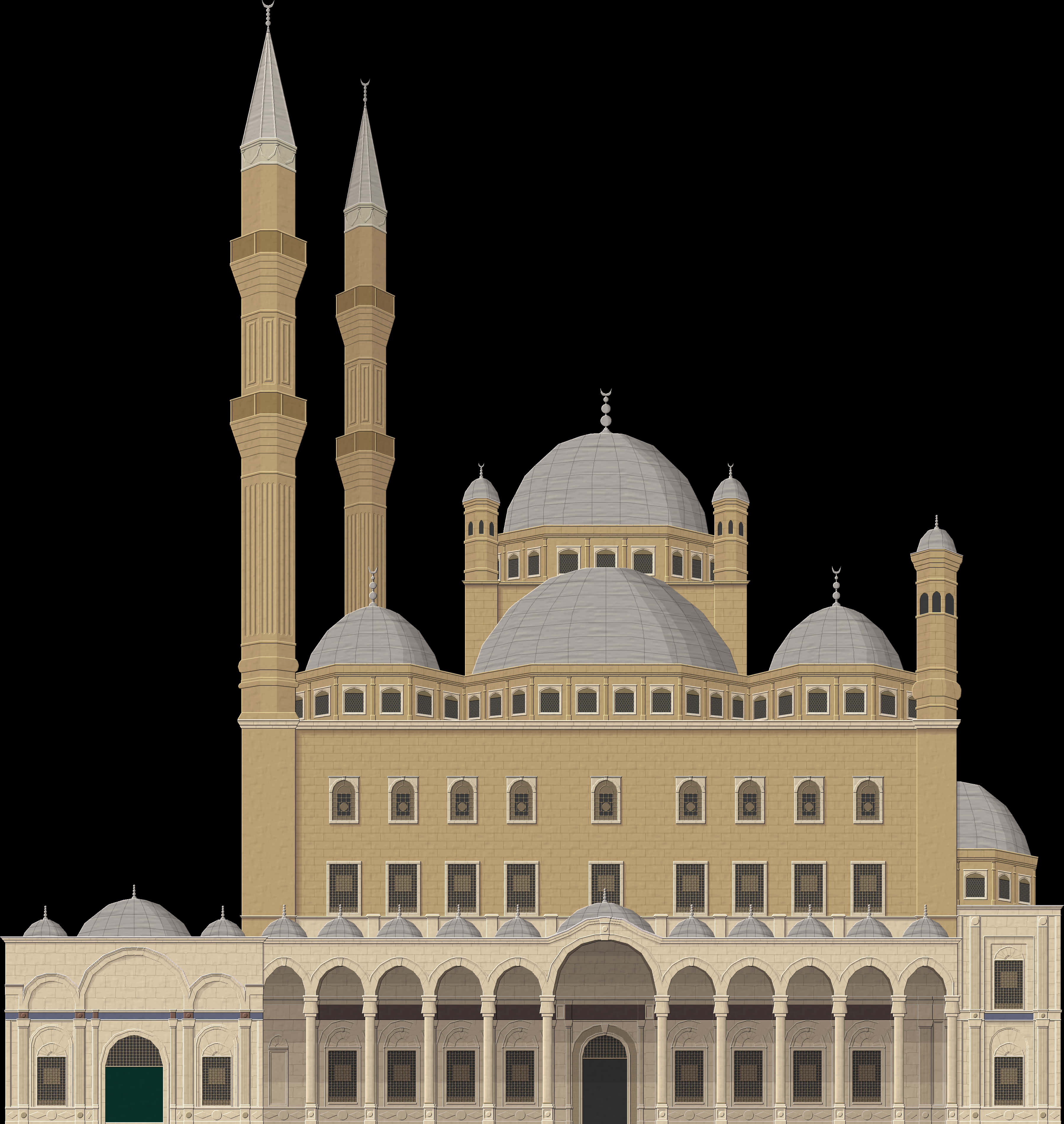 Grand Mosque Illustration