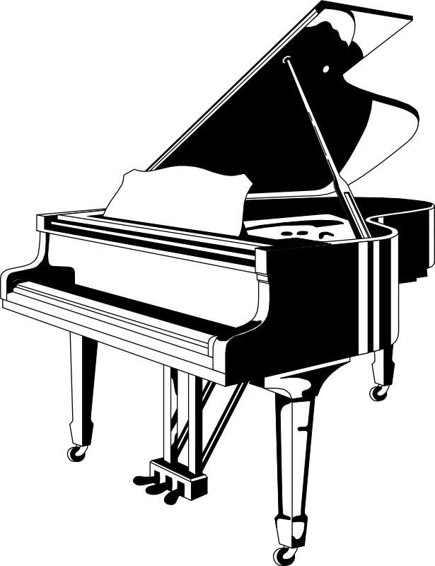 Grand Piano Silhouette