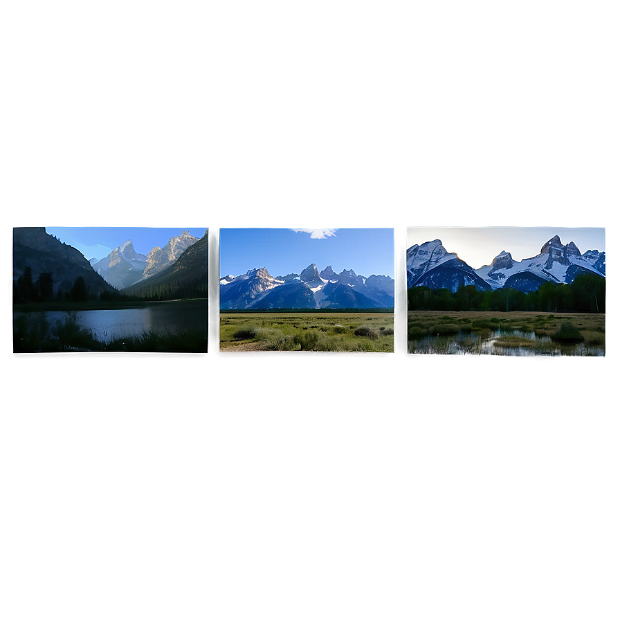 Grand Teton Mountains Wyoming Png Ntr