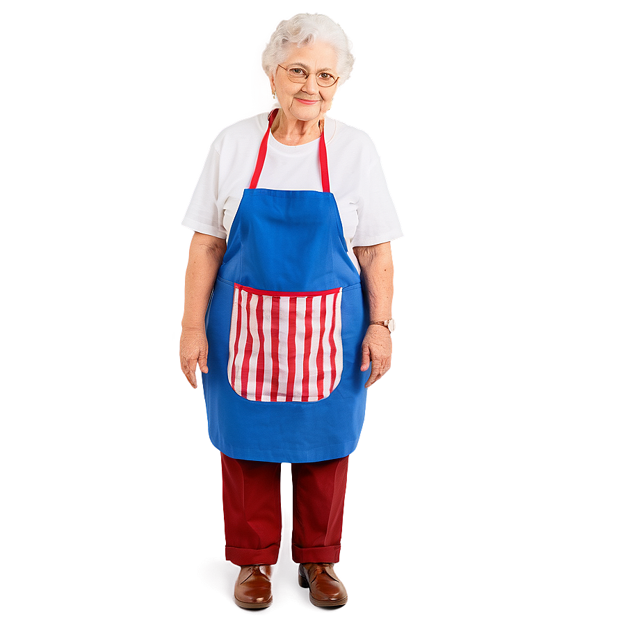 Grandma With Apron Png Pam30