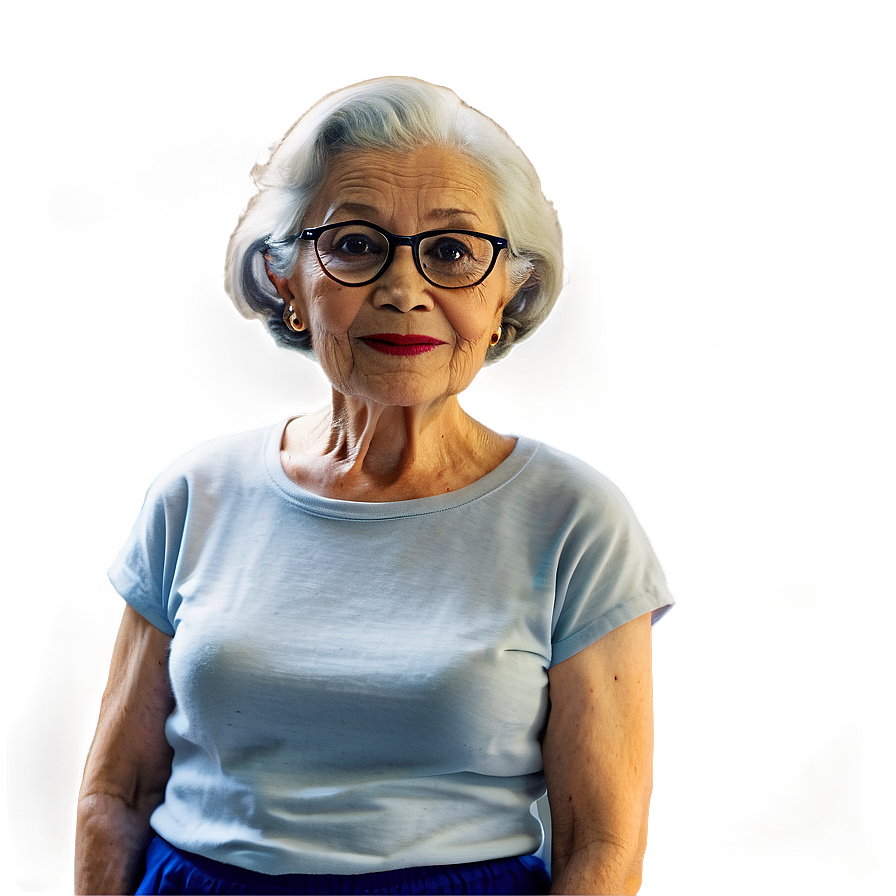 Grandma With Book Png Dxx3