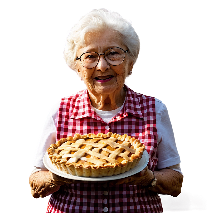 Grandma With Pie Png Chs