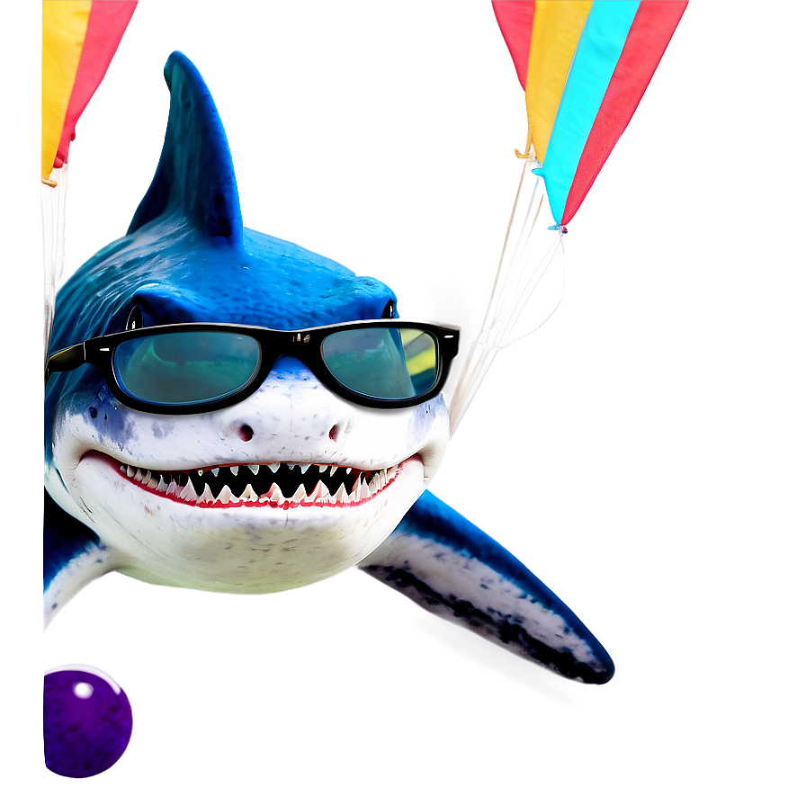 Grandpa Shark With Sunglasses Png 22