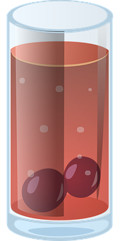 Grape Juice Glass Vector