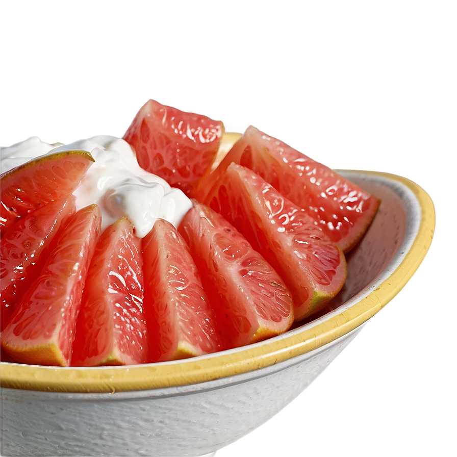 Grapefruit Yogurt Bowl Png 37