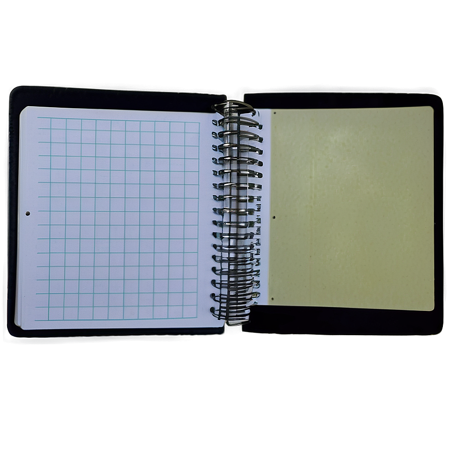 Graph Paper Spiral Notebook Png 95