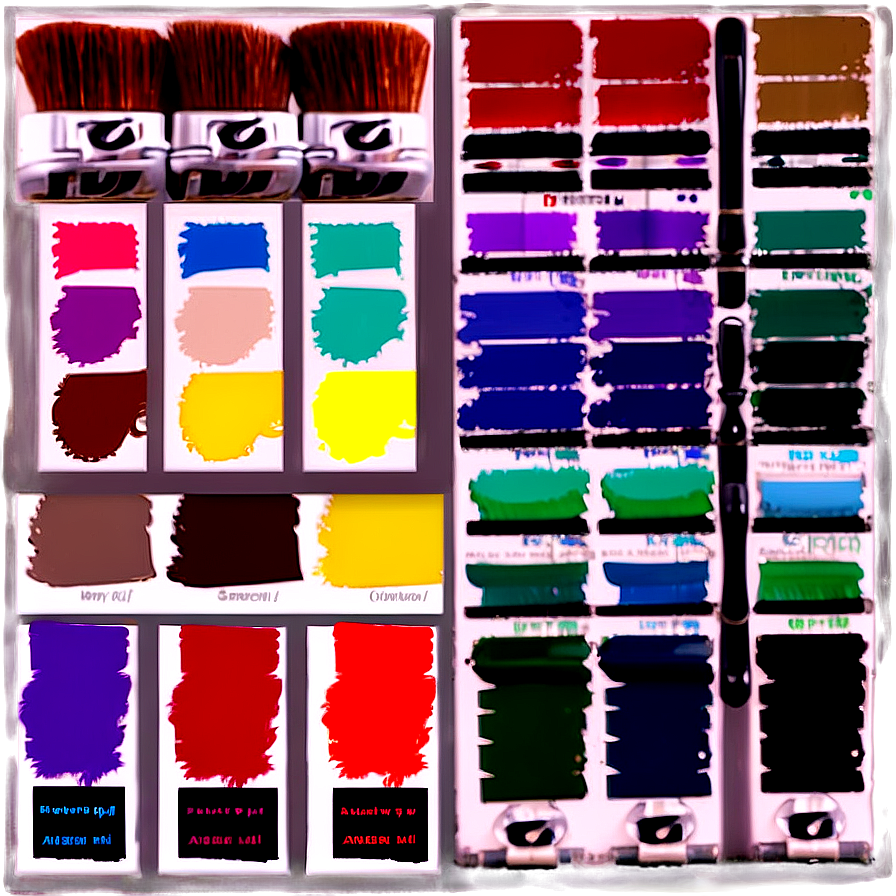 Graphic Design Paint Swatches Png 06282024