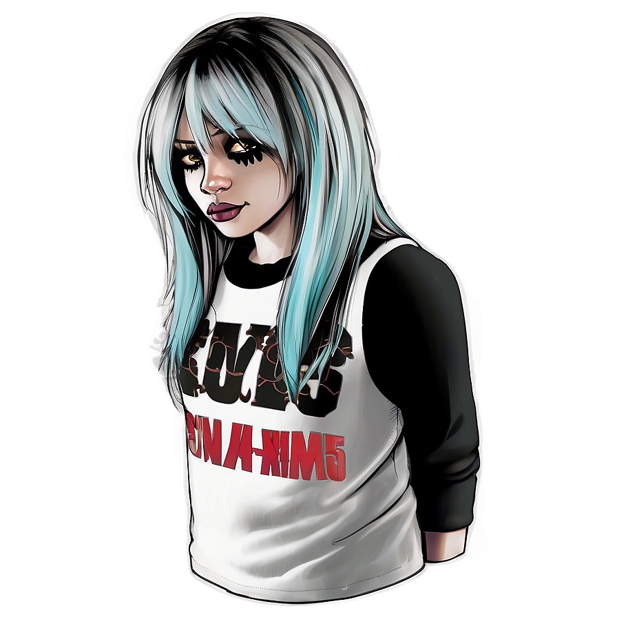 Graphic Emo Shirt Png 53