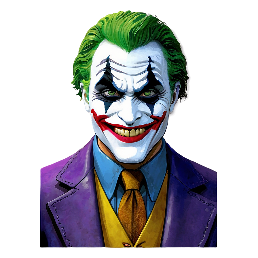 Graphic Joker Grin Png 42