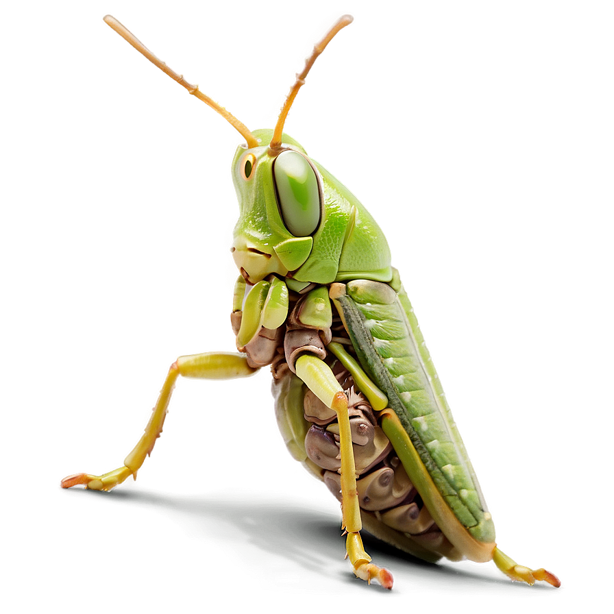 Grasshopper Close-up Png Urw