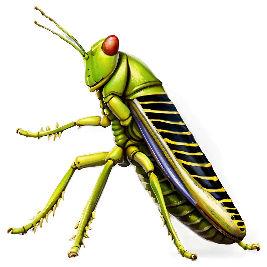 Grasshopper Leg Detail Png Een