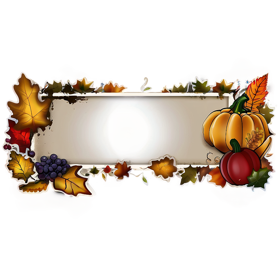 Grateful Thanksgiving Border Png 06202024