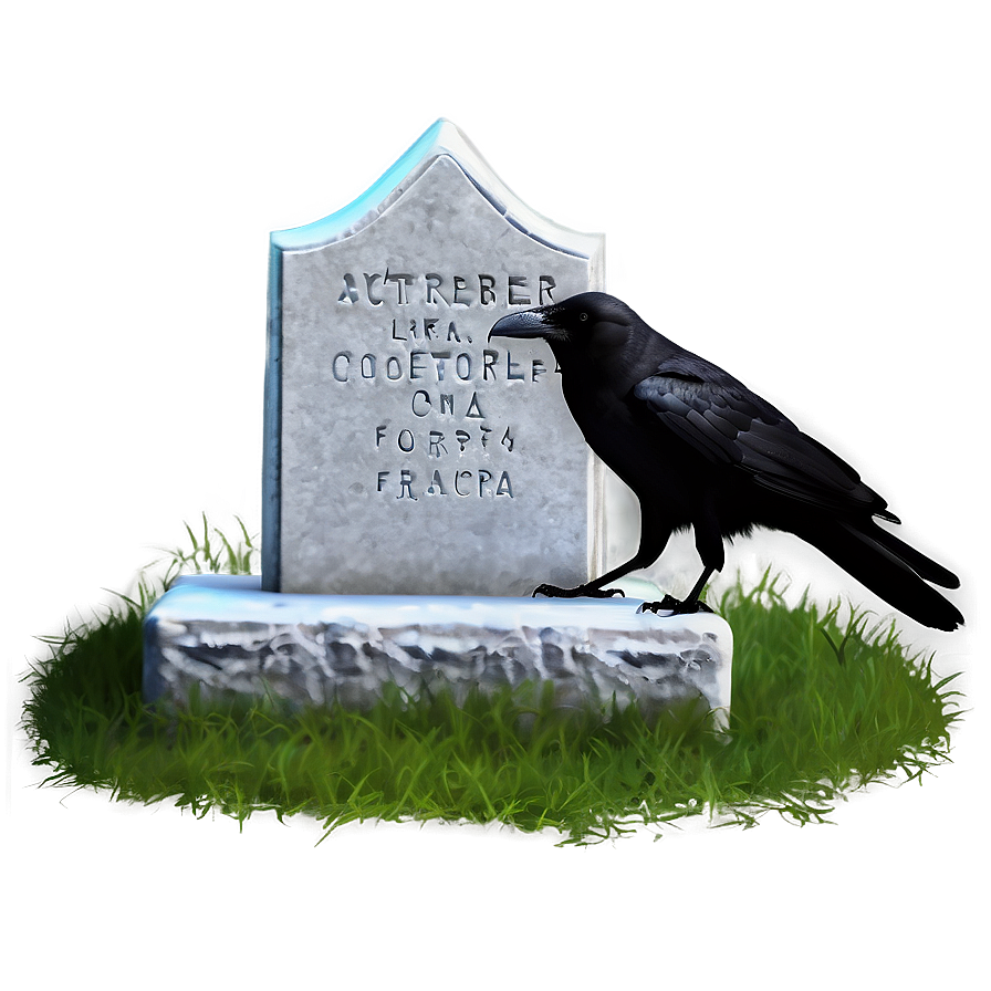 Grave With Crow Png Utr7