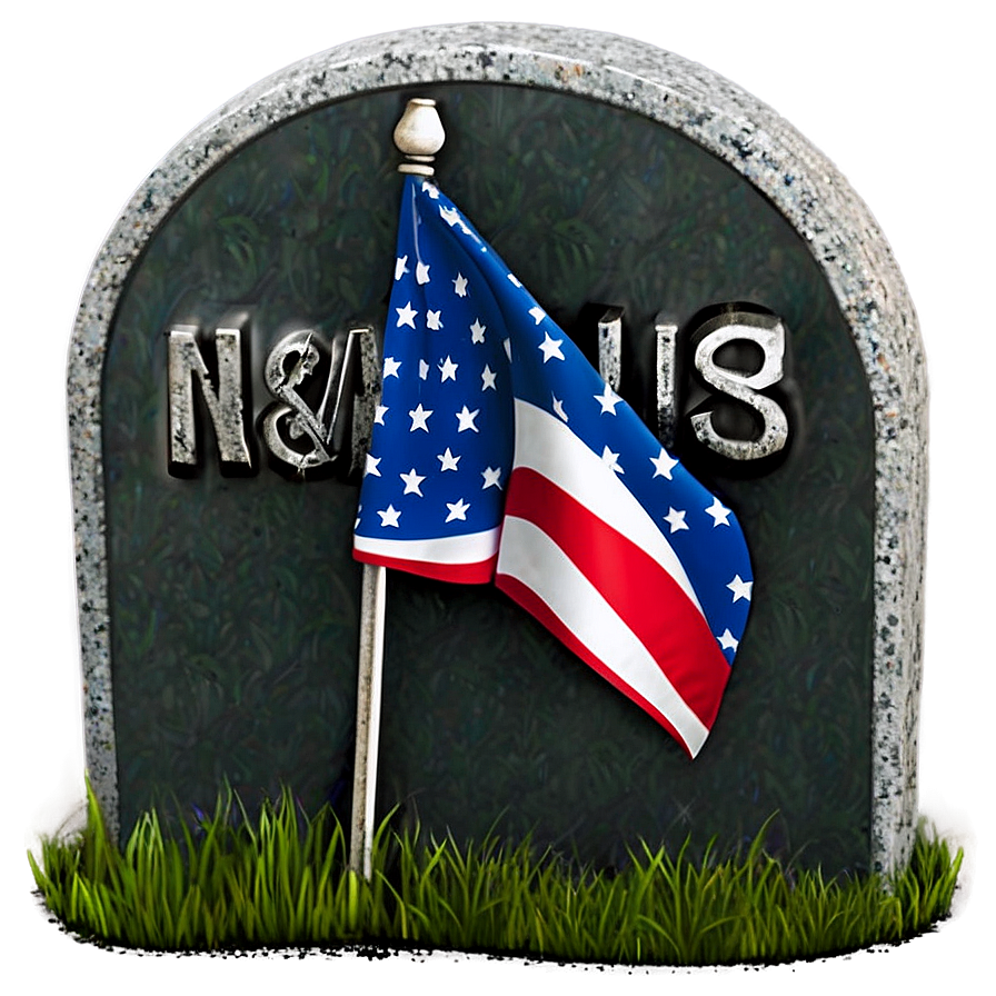 Grave With Flag Png 77