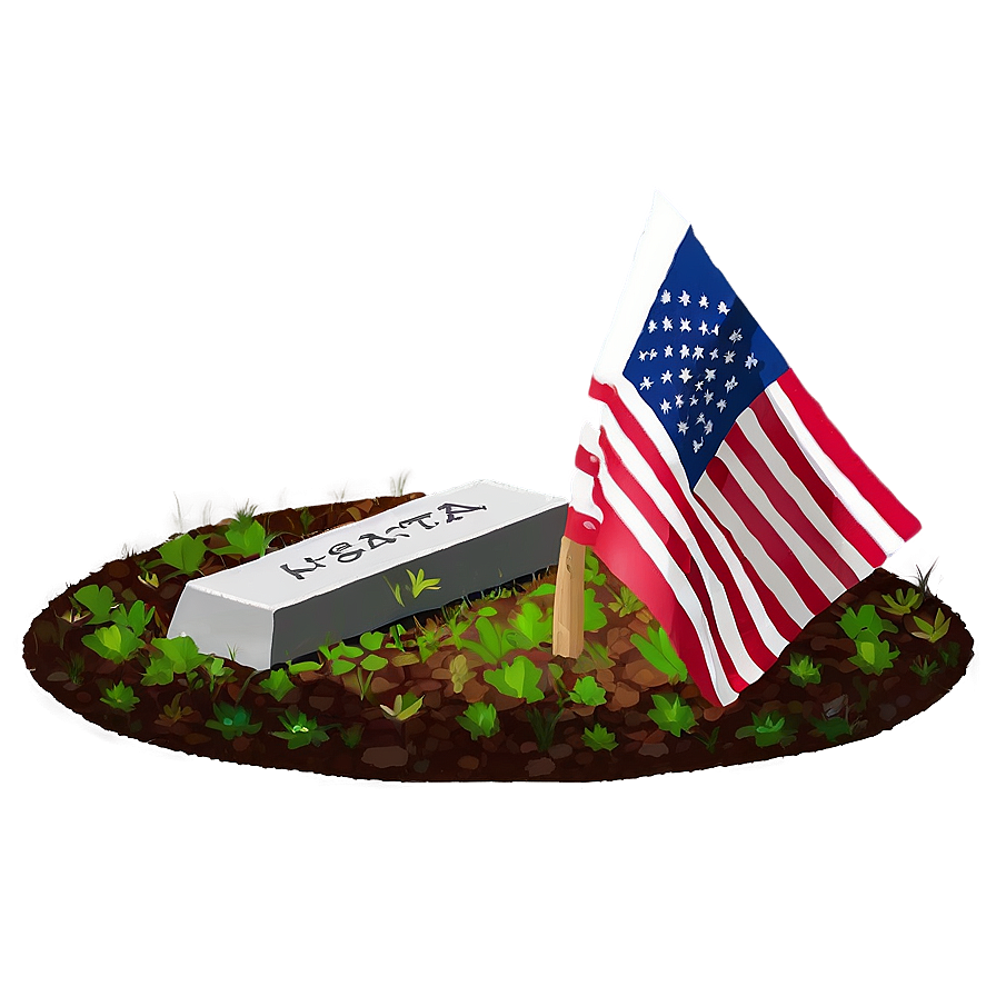 Grave With Flag Png Wqc45