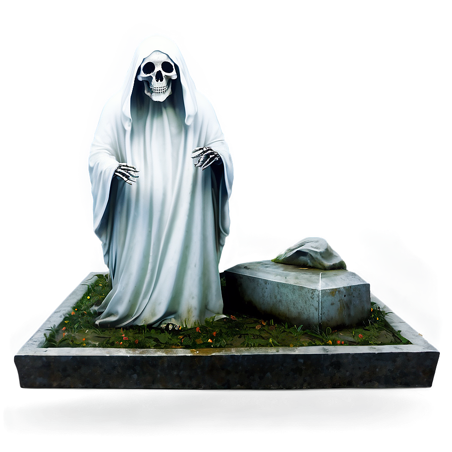 Grave With Ghost Png Eig86