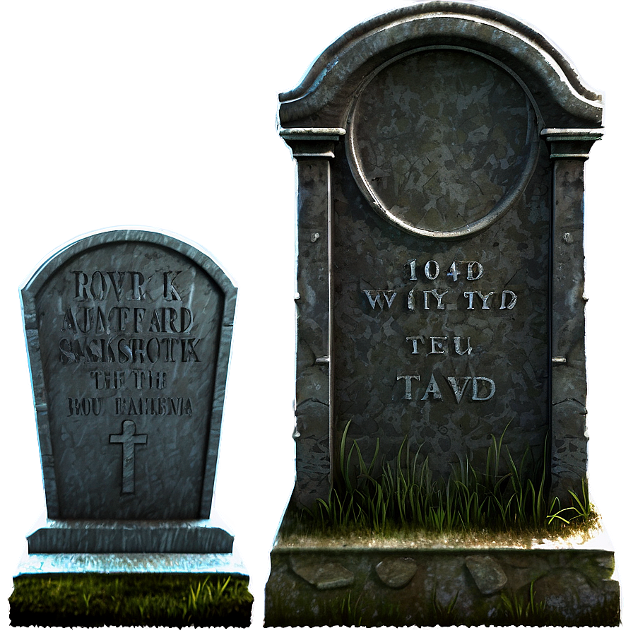 Graveyard Tombstone Png 05252024