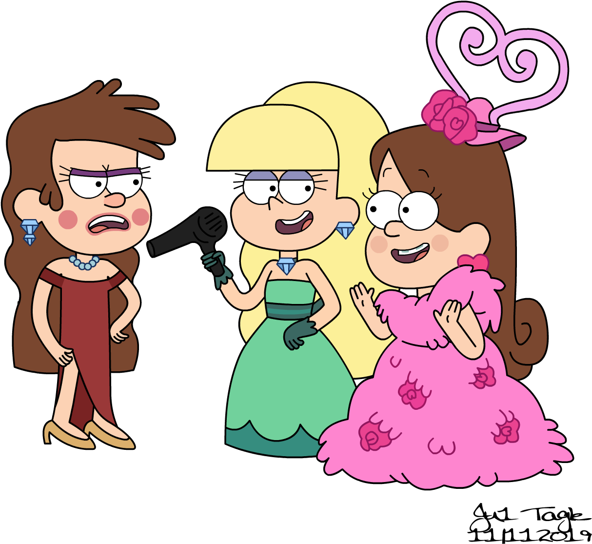 Gravity Falls Characters Dressed Up