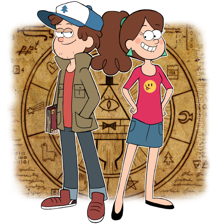 Gravity Falls Dipperand Mabel Pines