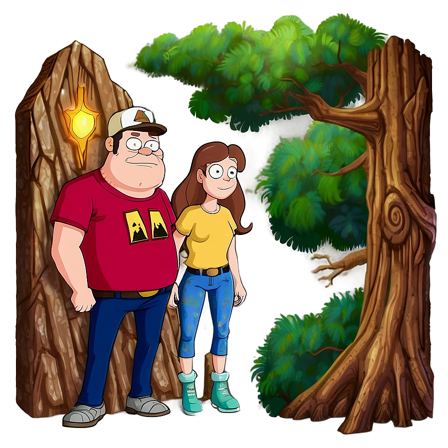 Gravity Falls Inspired Artwork Png 06242024