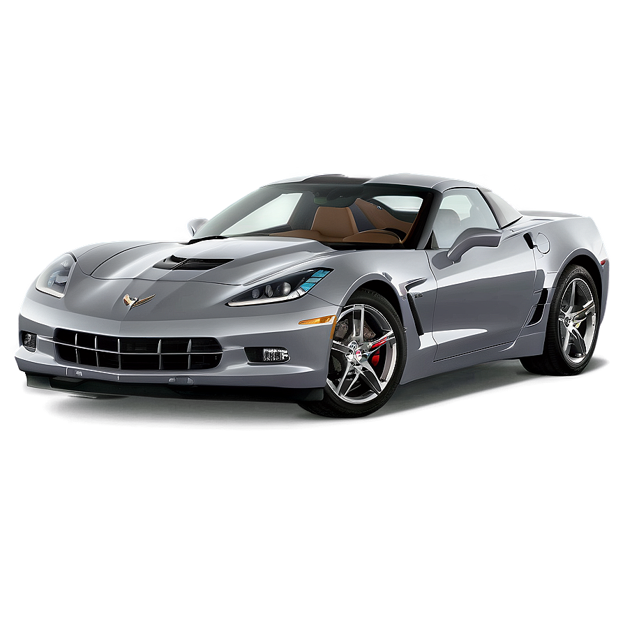 Gray Corvette Png 35