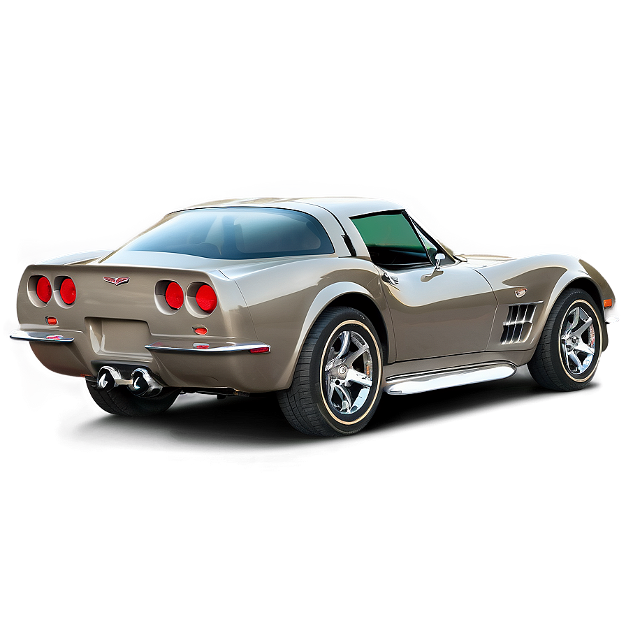 Gray Corvette Png Mil75