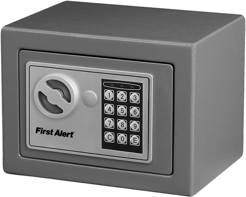 Gray Digital Safe First Alert