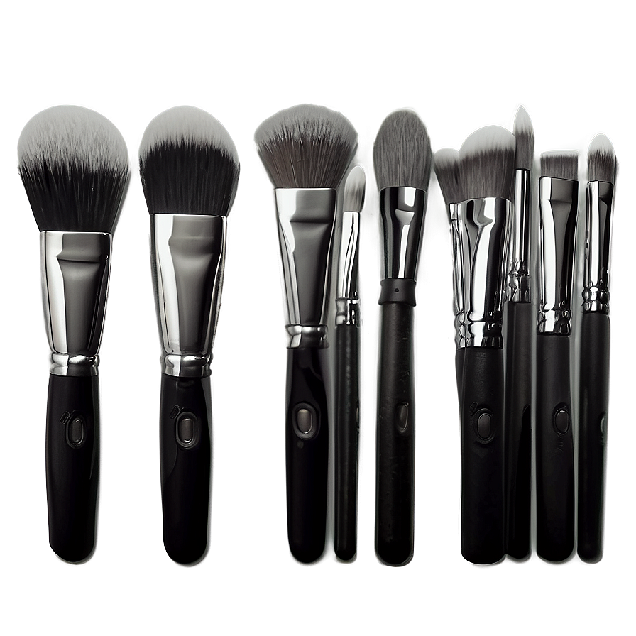 Grayscale Makeup Brushes Png 27