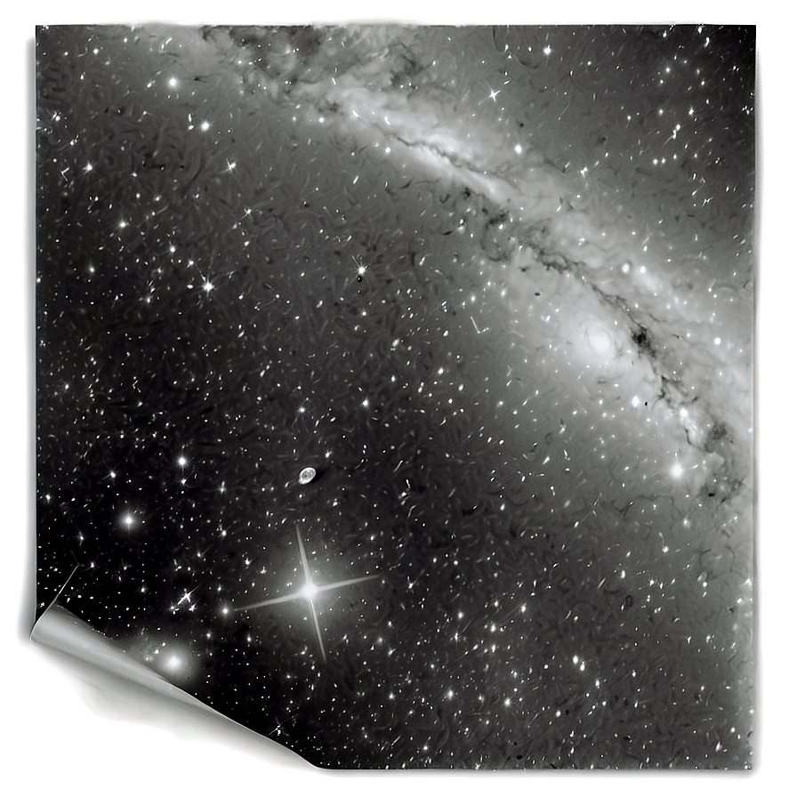 Grayscale Space Galaxy Png 86