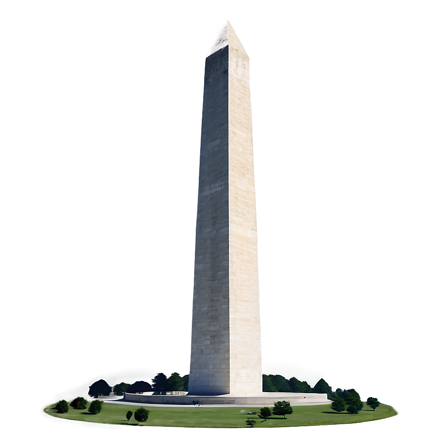 Grayscale Washington Monument Art Png Eqv80