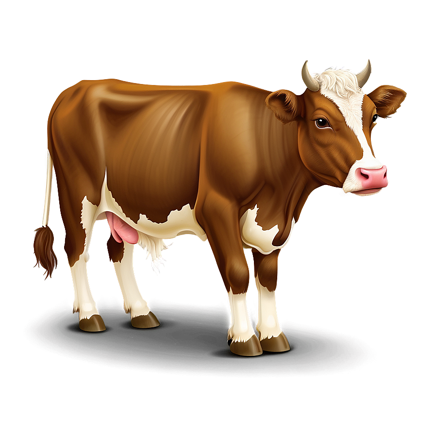 Grazing Cow Clipart Png 65