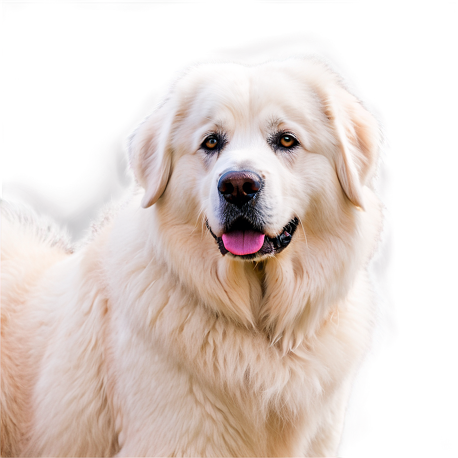 Great Pyrenees In Autumn Png 75