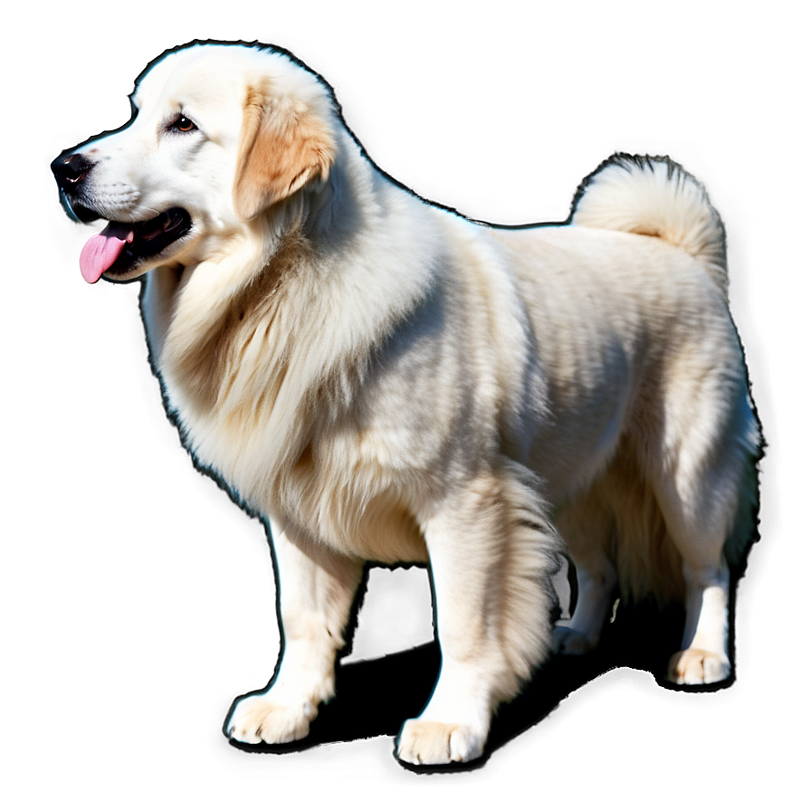 Great Pyrenees Mountain Dog Png 15