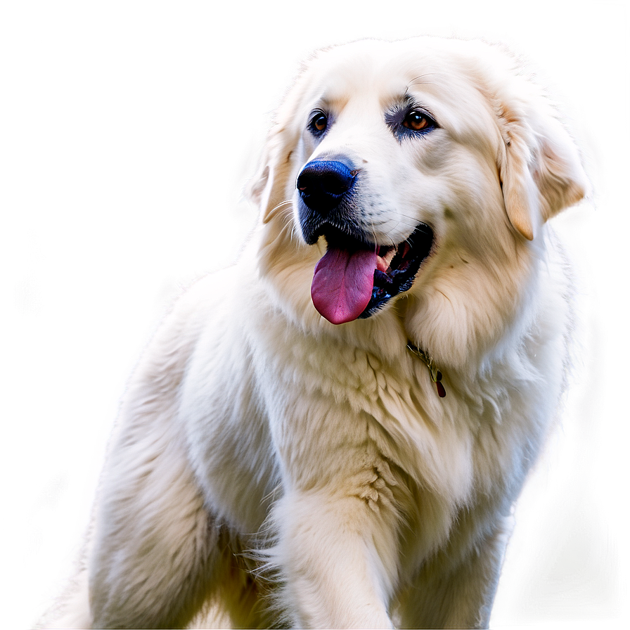 Great Pyrenees On A Walk Png Xyn62