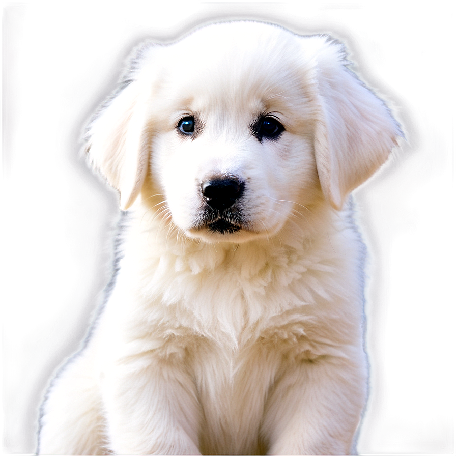 Great Pyrenees Puppy Face Png 06292024