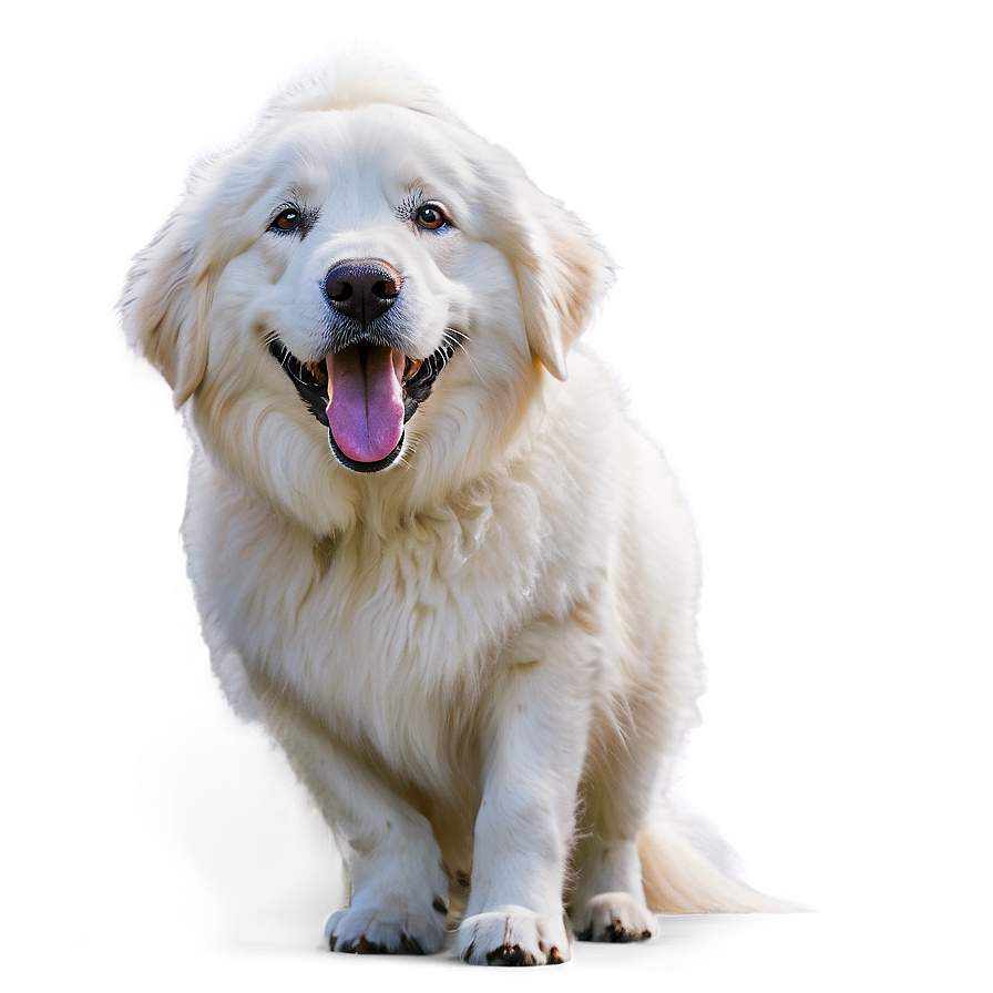 Great Pyrenees With A Smile Png Flt51