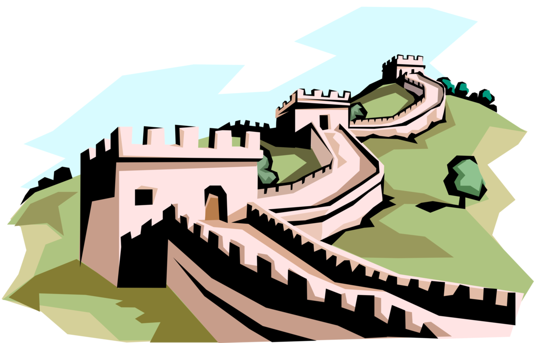 Great Wallof China Illustration