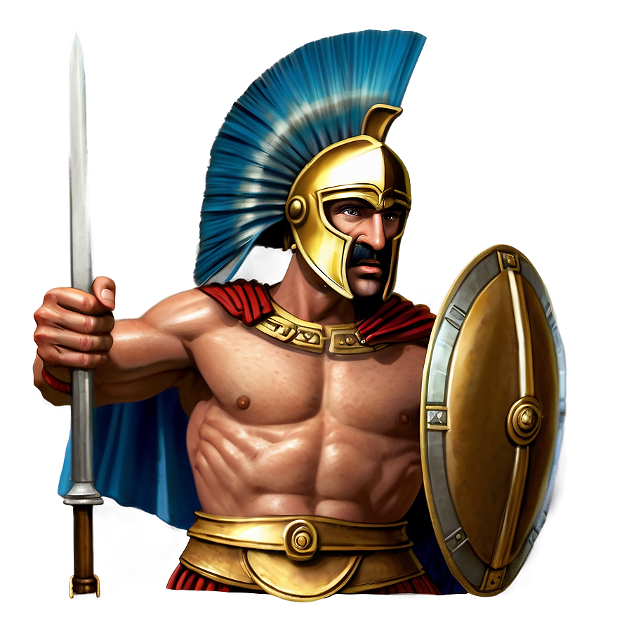 Greek Hoplite Soldier Png Muj