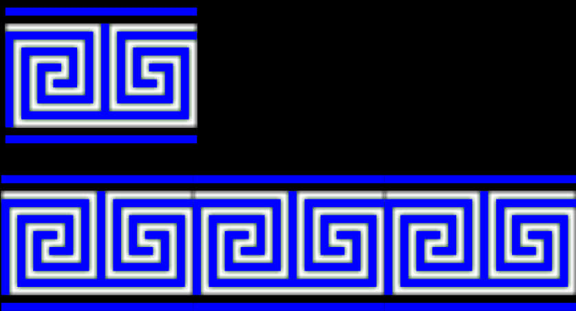 Greek Key Border Design