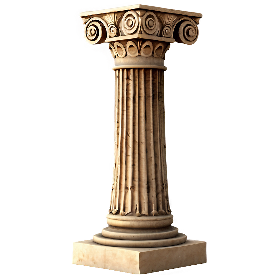 Greek Pillar Decoration Png Ntp