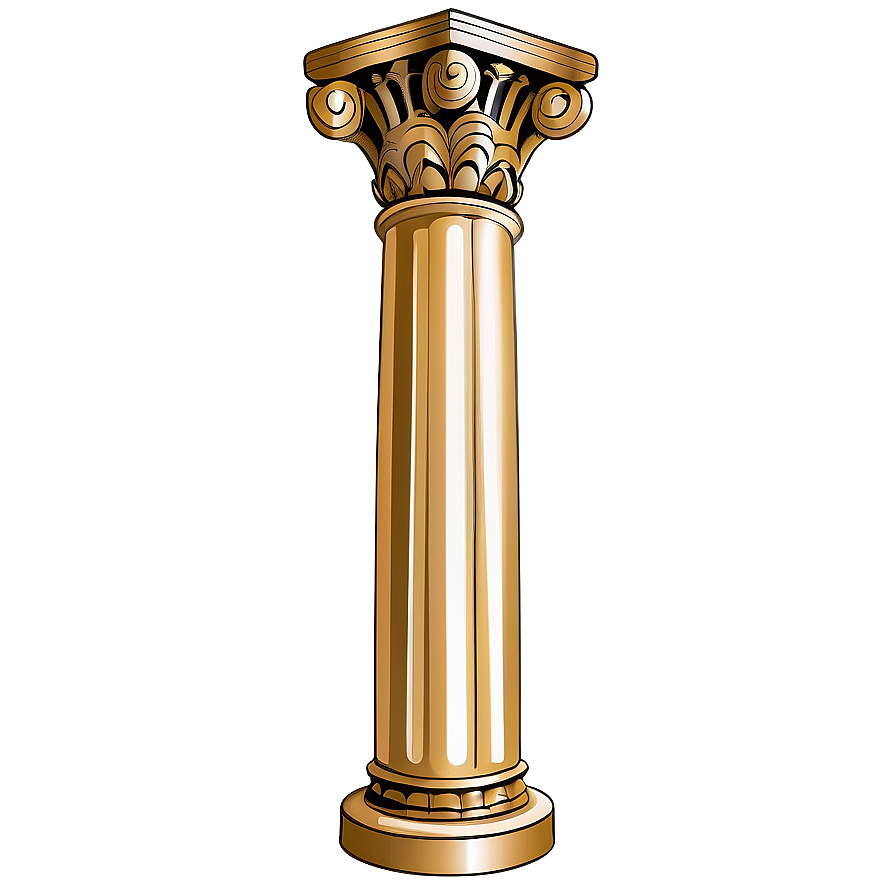 Greek Pillar Drawing Png Eff49