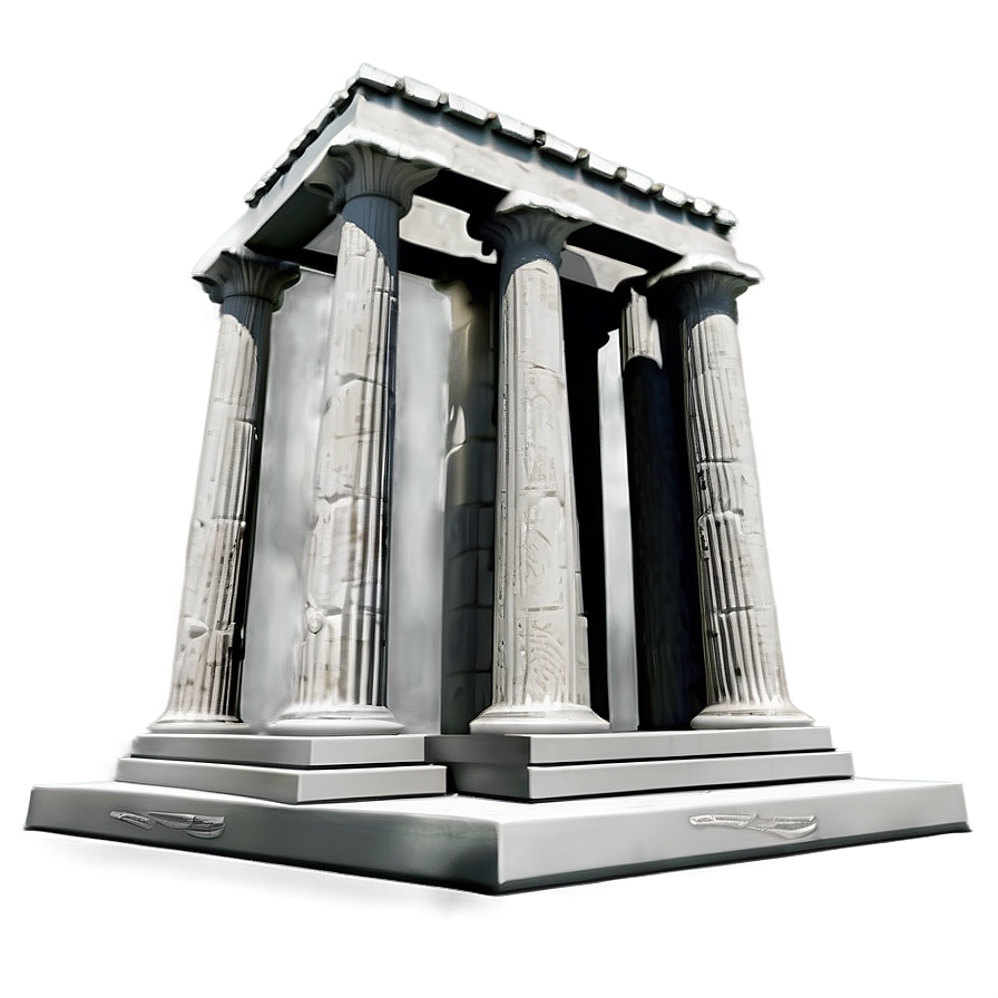 Greek Pillar Outline Png 06212024