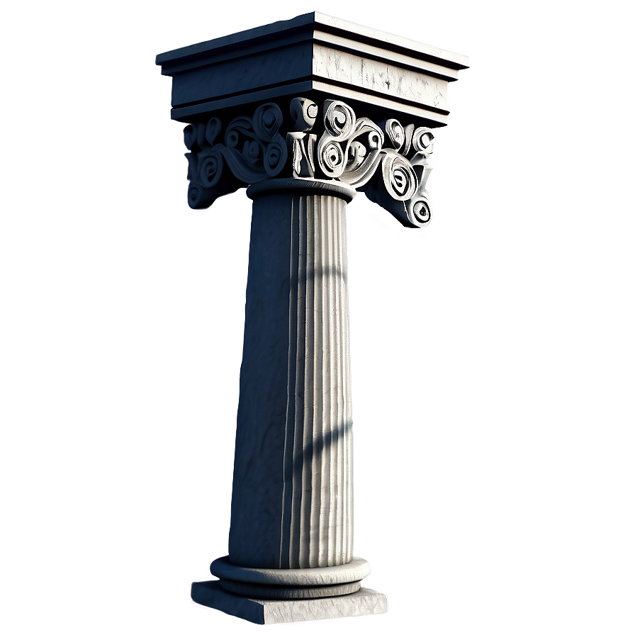 Greek Pillar Sculpture Png 06212024