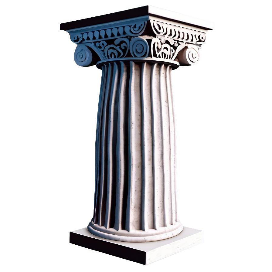 Greek Pillar Sculpture Png 90