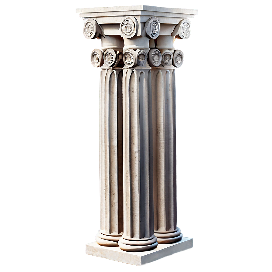 Greek Pillar Sculpture Png Prw91