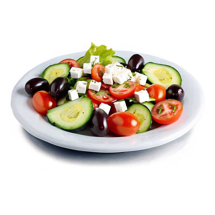 Greek Salad Plate Png 05232024