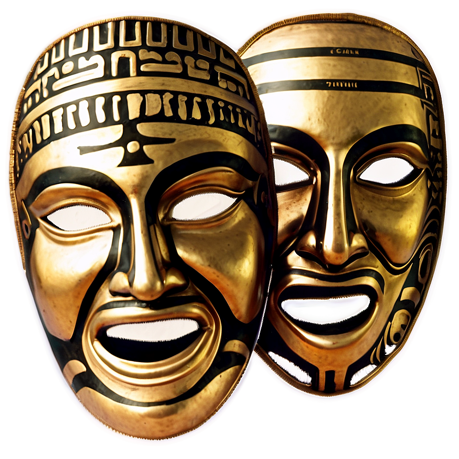 Greek Theatre Masks Png 06202024